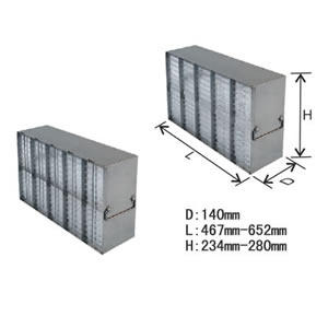 upright freezer 100 cell racks