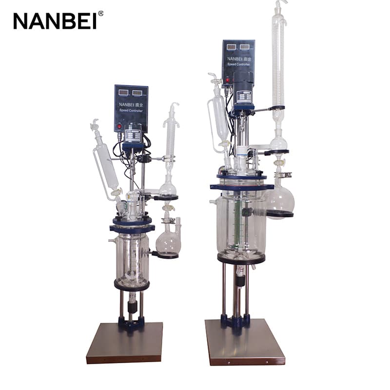 NB-3L mini jacketed  lab glass reactor for Extraction with 3 liters (1).jpg
