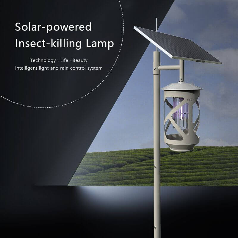 YSD-N12 Solar-powered Frequency-vibration Insect-killing Lamp