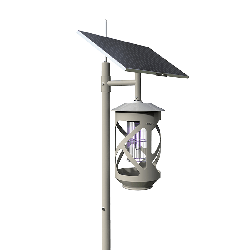 YSD-N12 Solar-powered Insect-killing Lamp Farmland Mosquito Killer Lamp for Tea Gardens and Orchards